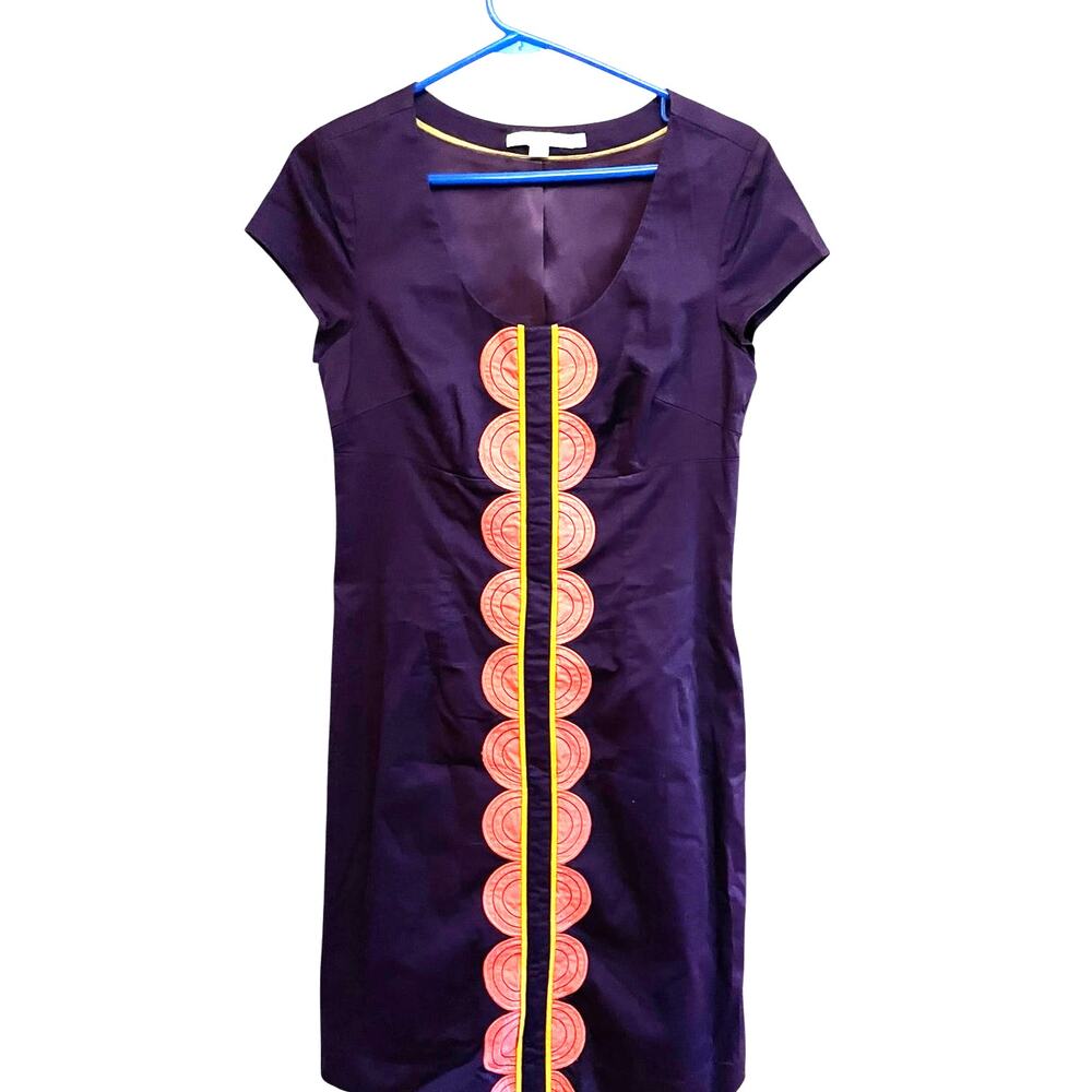 Boden Purple and Orange Dress